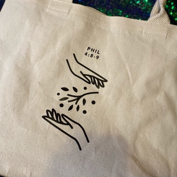 philippians bible verse tote bag - Picture 6 of 6